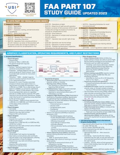 FAA Part 107 Drone: A Quickstudy Reference Guide