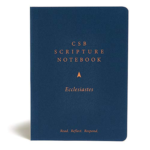 CSB Scripture Notebook, Ecclesiastes, Black Letter, Single-Column, Notetaking, Journaling Space, Sermon Series, Personal Study, Concise Format, Easy-to-Read Bible Serif Type