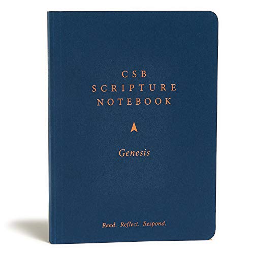 CSB Scripture Notebook, Genesis, Black Letter, Single-Column, Notetaking, Journaling Space, Sermon Series, Personal Study, Concise Format, Easy-to-Read Bible Serif Type