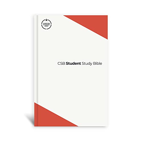 CSB Student Study Bible, Deep Coral Hardcover, Red Letter, Presentation Page, Study Notes and Commentary, Articles, Character Profiles, Charts, Full-Color Maps, Easy-to-Read Bible Serif Type