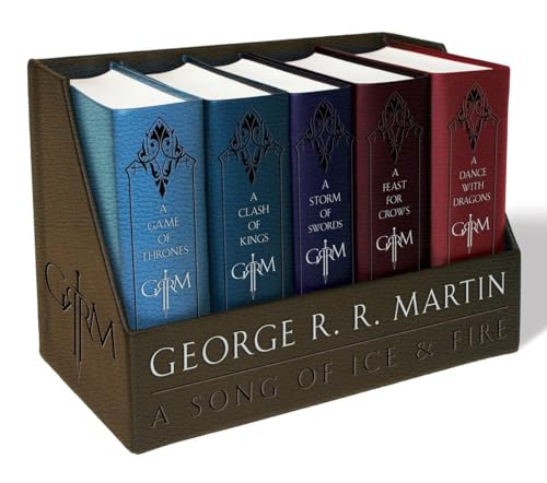 A Game of Thrones _ A Clash of Kings _ A Storm of Swords _ A Feast for Crows _ A Dance with Dragons (Song of Ice and Fire Series) (A Song of Ice and Fire) Set of 5 books, Pack of 5