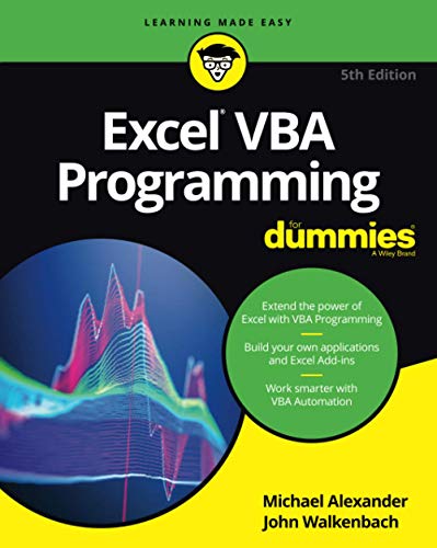 Excel VBA Programming For Dummies 5th Edition (For Dummies (Computer_Tech))