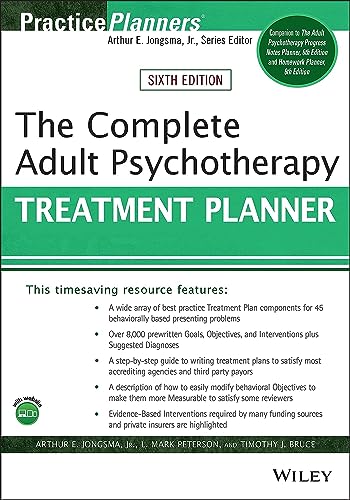 The Complete Adult Psychotherapy Treatment Planner (PracticePlanners)