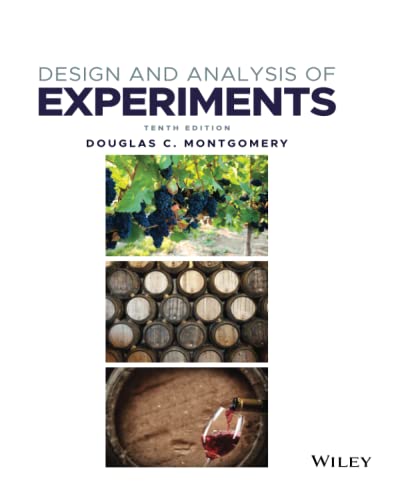 Design and Analysis of Experiments