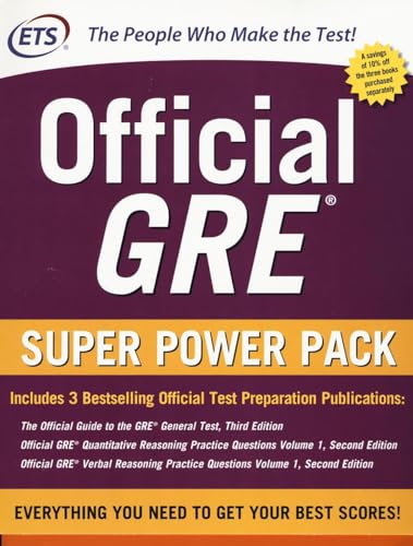 Official GRE Super Power Pack, Second Edition