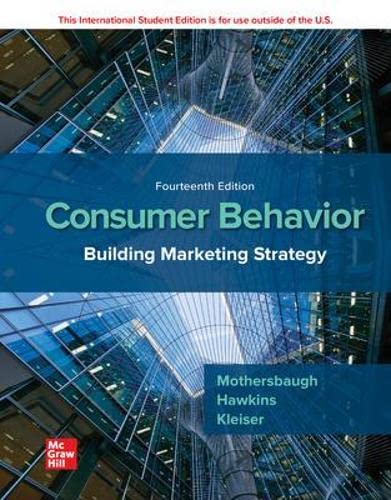 ISE Consumer Behavior: Building Marketing Strategy