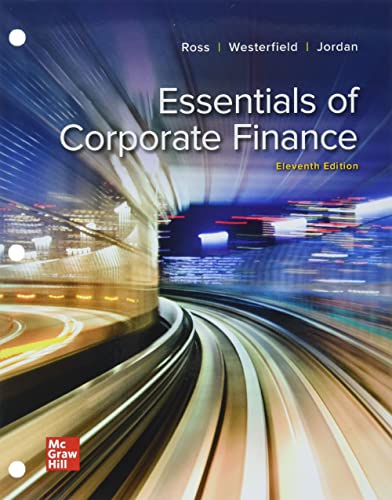 Loose Leaf for Essentials of Corporate Finance