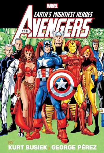 AVENGERS BY BUSIEK & PEREZ OMNIBUS VOL. 2 GEORGE PEREZ 25TH ISSUE COVER [NEW PRI NTING]