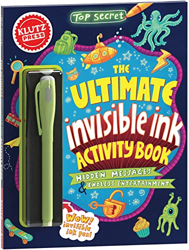 Top Secret: The Ultimate Invisible Ink Activity Book (Klutz Activity Book)