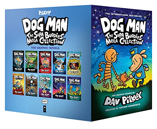 Dog Man: The Supa Buddies Mega Collection: From the Creator of Captain Underpants (Dog Man #1-10 Box Set)