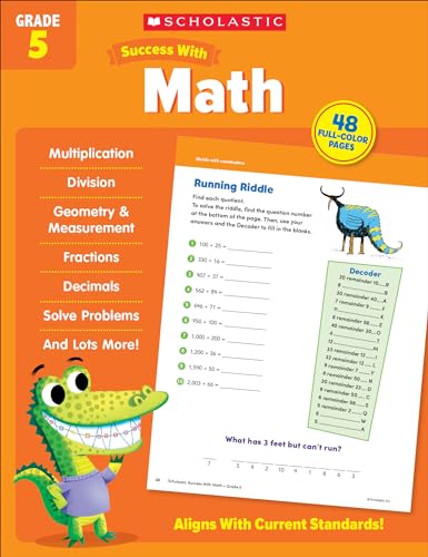 Scholastic Success with Math Grade 5 Workbook