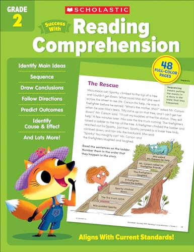 Scholastic Success with Reading Comprehension Grade 2 Workbook (Scholastic, Grade 2)