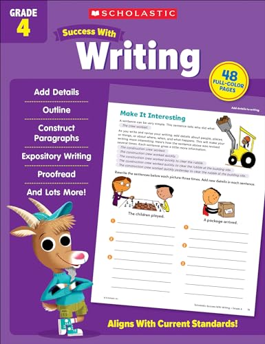 Scholastic Success with Writing Grade 4 Workbook