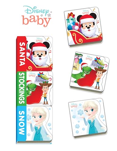 Disney Baby: Santa, Stockings, Snow (Teeny Tiny Books)