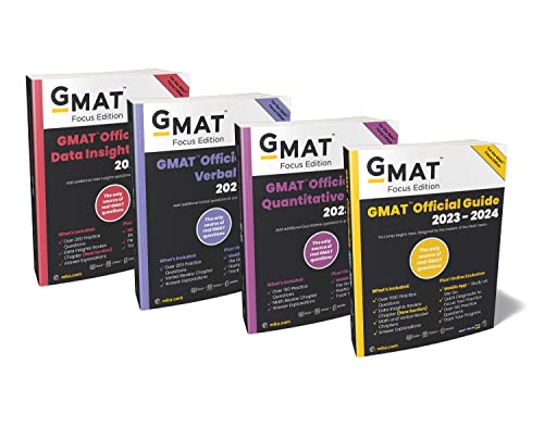 Gmat Official Guide 2023-2024 Bundle, Focus Edition: Includes Gmat Official Guide, Gmat Quantitative Review, Gmat Verbal Review, and Gmat Data Insights Review + Online Question Bank