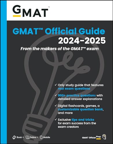 GMAT Official Guide 2024-2025: Book + Online Question Bank (GMAT Official Guides)