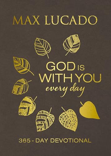 God Is With You Every Day (Large Text Leathersoft): 365-Day Devotional