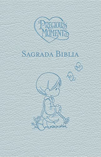 Biblia Católica, Precious Moments™, Leathersoft, Azul celeste, Comfort Print (Spanish Edition)