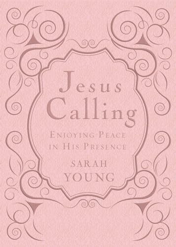 Jesus Calling, Pink Leathersoft, with Scripture references