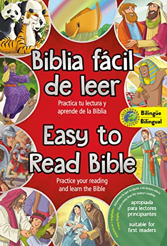 Easy to Read Bible (Bilingual) _ La Biblia fácil de leer (Bilingüe): Practice your reading and learn the Bible (Spanish Edition)