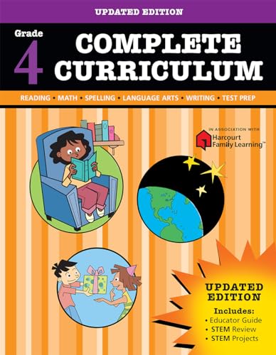 Complete Curriculum: Grade 4 (Flash Kids Harcourt Family Learning)