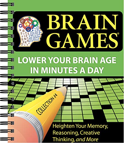 Brain Games #4: Lower Your Brain Age in Minutes a Day (Variety Puzzles) (Volume 4) (Brain Games - Lower Your Brain Age in Minutes a Day)