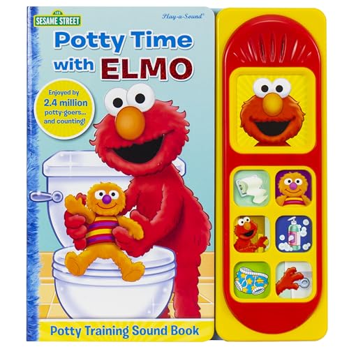 Sesame Street - Potty Time with Elmo - Potty Training Sound Book - PI Kids