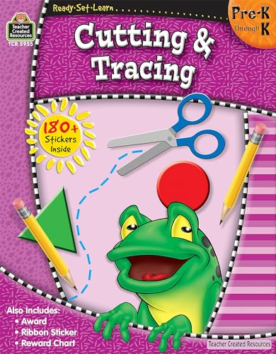 Ready•Set•Learn: Cutting & Tracing, Grades PreK–K from Teacher Created Resources