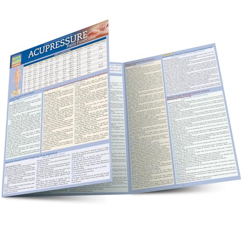 Acupressure - Point Functions QuickStudy Laminated Reference Guide