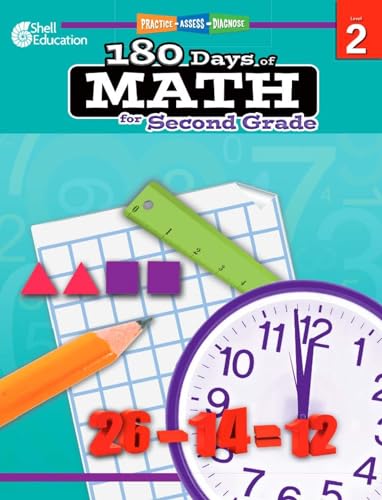 180 Days of Math: Grade 2 - Daily Math Practice Workbook for Classroom and Home, Cool and Fun Math, Elementary School Level Activities Created by Teachers to Master Challenging Concepts