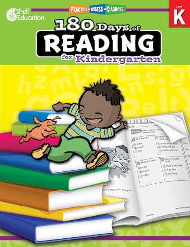 180 Days of Reading: Grade K - Daily Reading Workbook for Classroom and Home, Sight Word and Phonics Practice, Kindergarten School Level Activities Created by Teachers to Master Challenging Concepts