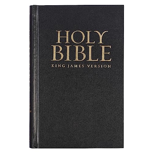 KJV Holy Bible, Pew and Worship Bible Red Letter Edition Hardcover - Ribbon Marker, King James Version, Black