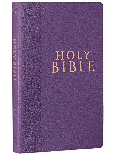 KJV Holy Bible, Gift and Award Bible Faux Leather Softcover, King James Version, Purple