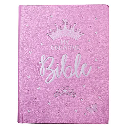 ESV Holy Bible, My Creative Bible For Girls, Faux Leather Hardcover w_Ribbon Marker, Illustrated Coloring, Journaling and Devotional Bible, English Standard Version, Pink