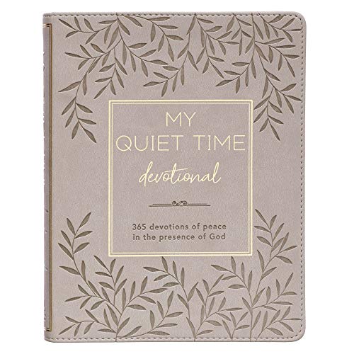 My Quiet Time Devotional - 365 Devotions for Women To Bring You Into The Peace Of The Presence of God Cappuccino, Faux Leather Flexcover Gift Book w_Ribbon Marker