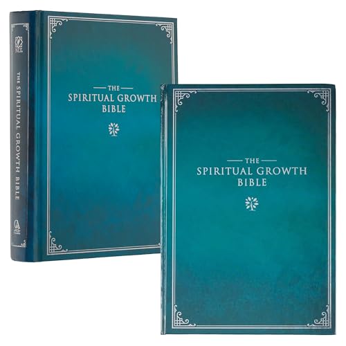 The Spiritual Growth Bible, Study Bible, NLT - New Living Translation Holy Bible, Hardcover, Teal