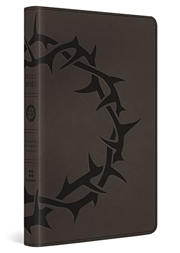 ESV Premium Gift Bible (TruTone, Charcoal, Crown Design)