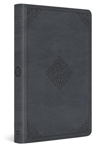 ESV Large Print Thinline Bible (TruTone, Azurite Blue, Ornament Design)