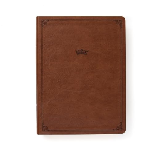 CSB Tony Evans Study Bible, British Tan LeatherTouch, Black Letter, Study Notes and Commentary, Articles, Videos, Charts, Easy-to-Read Bible Serif Type