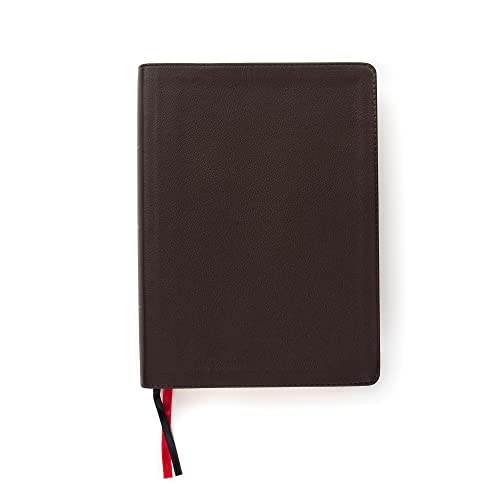 CSB Study Bible, Brown Genuine Leather, Indexed, Red Letter, Study Notes and Commentary, Illustrations, Articles, Word Studies, Outlines, Timelines, Easy-to-Read Bible Serif Type