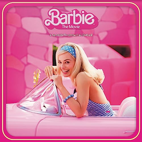 2024 Barbie: The Movie Wall Calendar