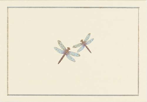 Blue Dragonflies Note Cards (14 Cards, 15 Self-sealing envelopes)