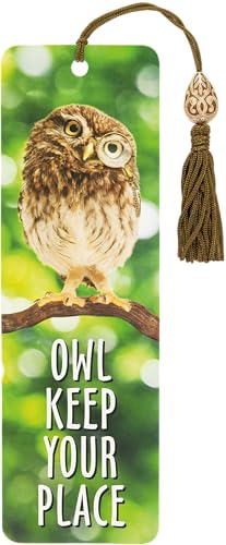 Owl Keep Your Place Beaded Bookmark