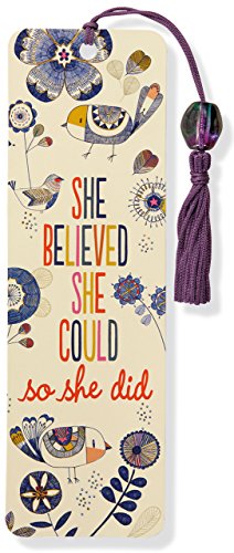 She Believed She Could Beaded Bookmark