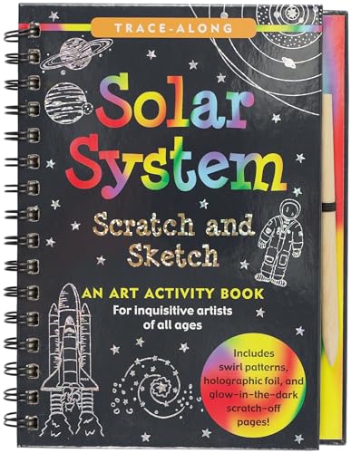 Scratch & Sketch Solar System (Trace Along)