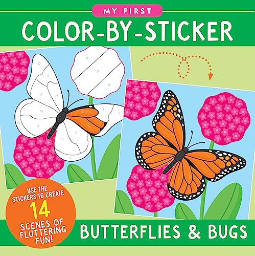 My First Color-By-Sticker Book - Butterflies & Bugs