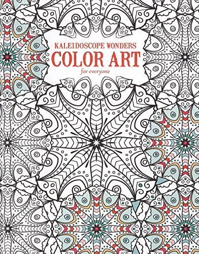 Kaleidoscope Wonders: Color Art for Everyone-24 Kaleidoscope Inspired Artistic Designs featuring Mirrored and Variegated Adult Coloring Patterns