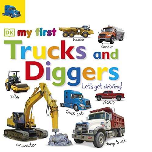 Tabbed Board Books: My First Trucks and Diggers: Let