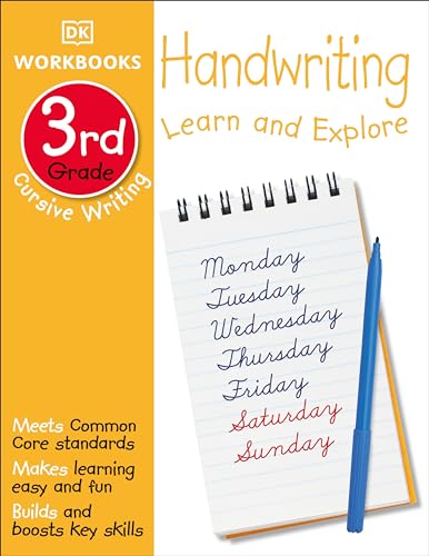 DK Workbooks: Handwriting: Cursive, Third Grade: Learn and Explore