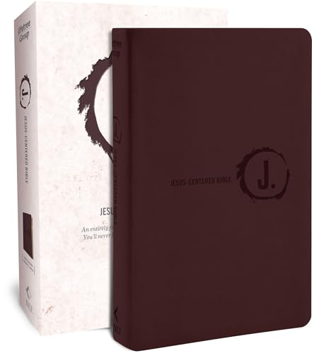 Jesus-Centered Bible NLT, Dark Brown